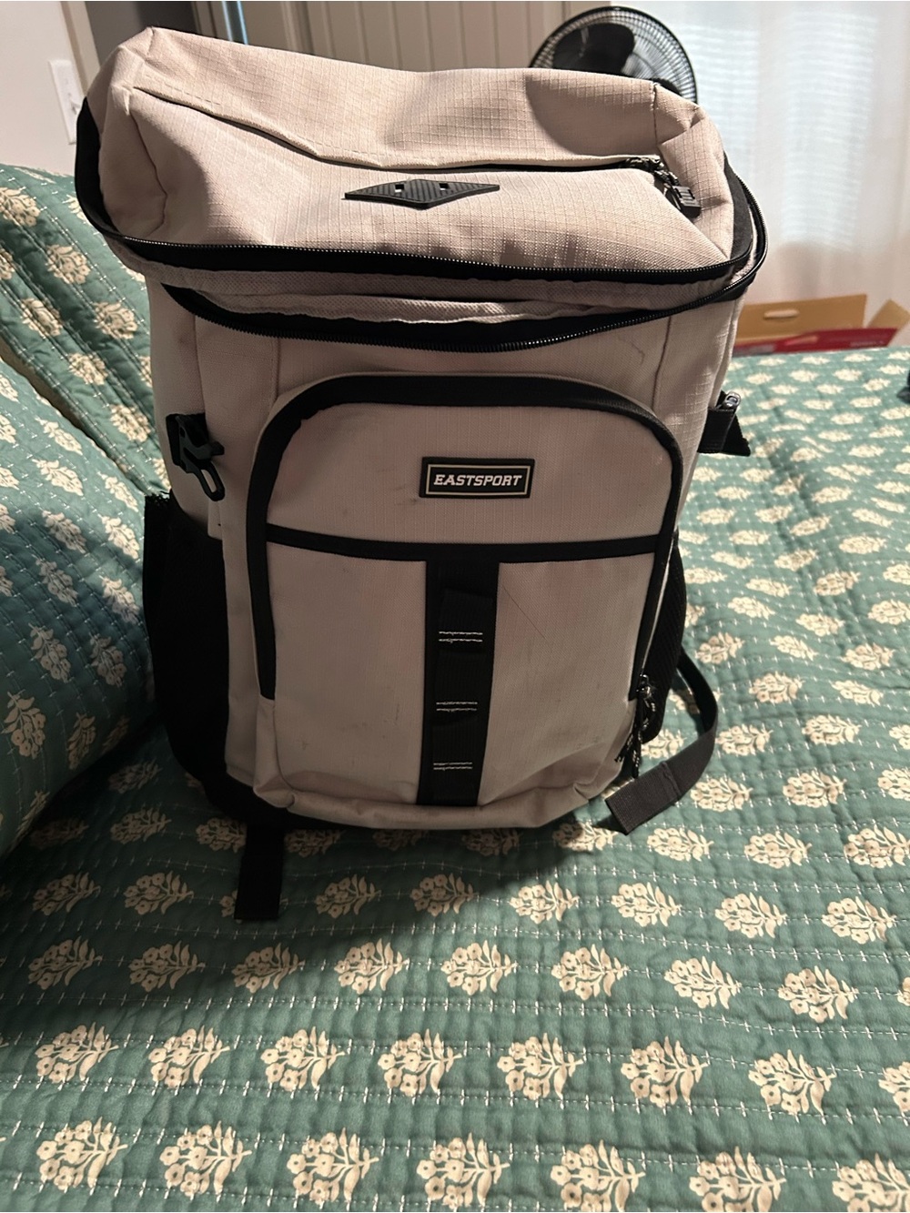 Eastsport Beige Top-Load Backpack Bag